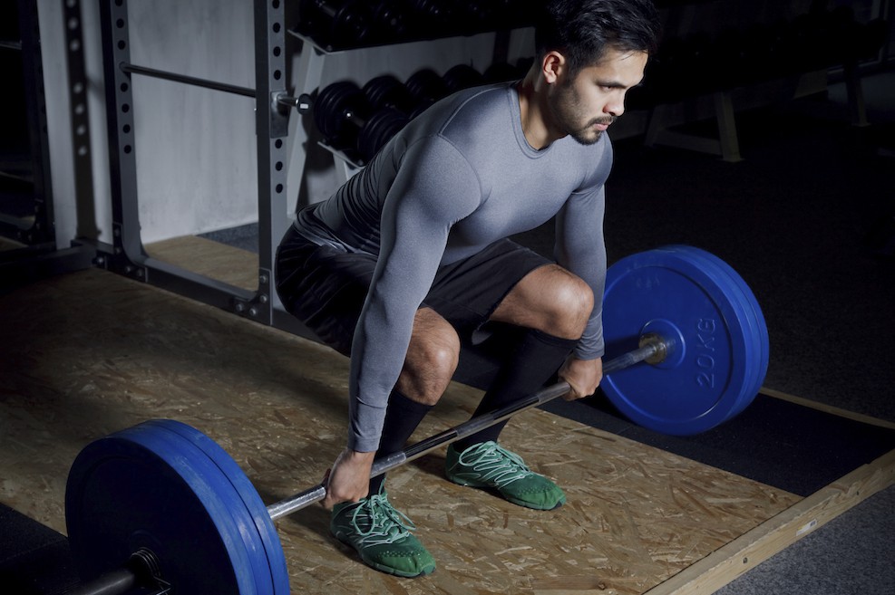 Kreuzheben mit der Langhantel